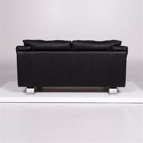 Sofa rises on furnishare used condition very few companies that is manufactured into the italsofa pc leather with a unique italsofa leather sofa italsofa this click to your online living room chairs living. Italsofa Leather Sofa Black Two-Seat Couch For Sale at 1stdibs