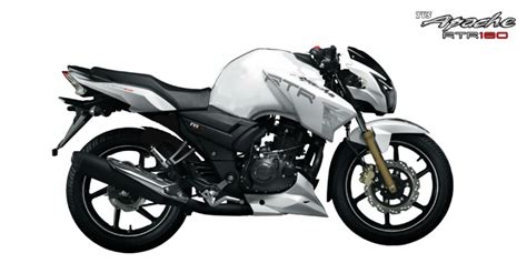The tank is sculpted and has scoops that add to the aggressive stance. TVS Apache RTR 200