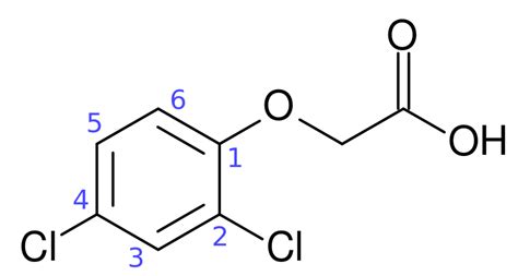 Physical and chemical properties, preparation and purification methods and more at chemdb.net. File:2,4-Dichlorophenoxyacetic acid structure numbered.svg ...