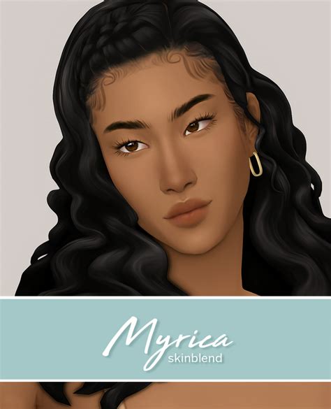 MYRICA A Default Non Default Skinblend Nesurii Su Patreon Sims