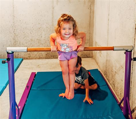 Best Gymnastics Equipment For Home Our Home Gymnastics Setup COVET By Tricia