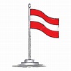 Austria Flag Vector Illustration, Austria Flag, Symbol, Flag PNG and ...