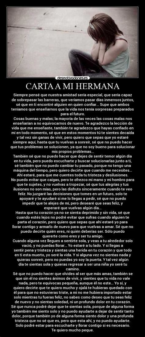 Carta De Una Hermana A Su Hermano Drogadicto Kulturaupice