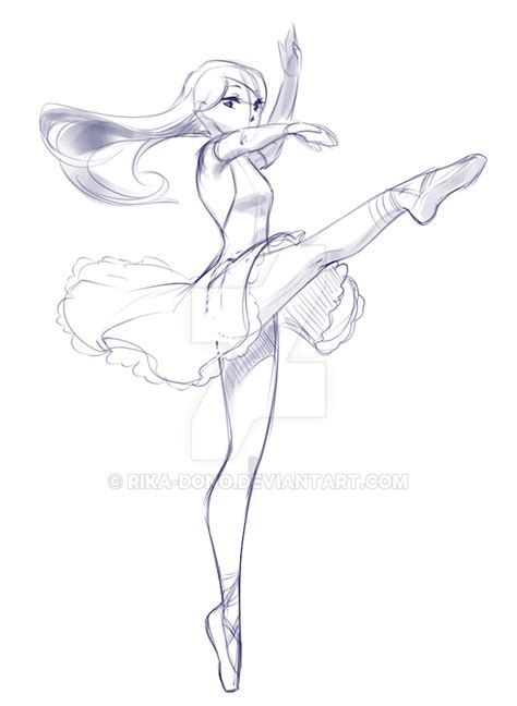 Ballet Drawings Dancing Drawings Anime Girl Drawings Art Drawings Sketches Ballerina Drawing
