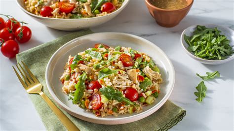 Easy Chicken And Rice Salad Recipe With Arugula Success Rice