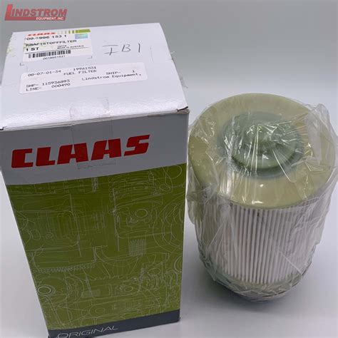 Claas 19961531 Filter Lindstrom Equipment