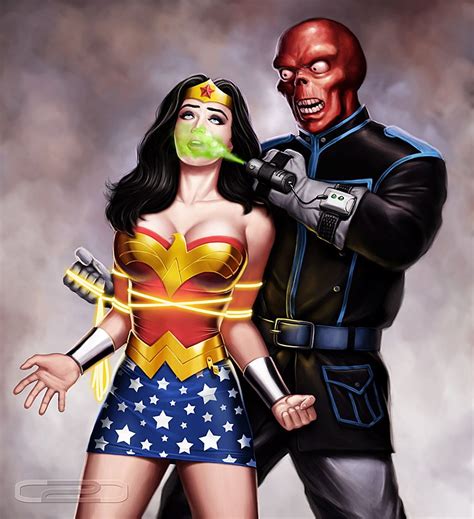 Wondy ️ The Red Skull Subdues His Beautiful Prisoner Another