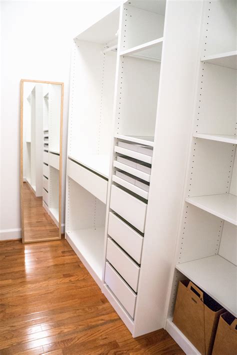 The ikea pax wardrobe is at a relatively affordable price point. My Dream Closet with IKEA Pax - TBMD