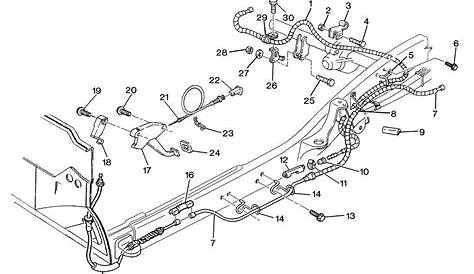1998 Chevy Silverado Emergency Brake Cable Diagram