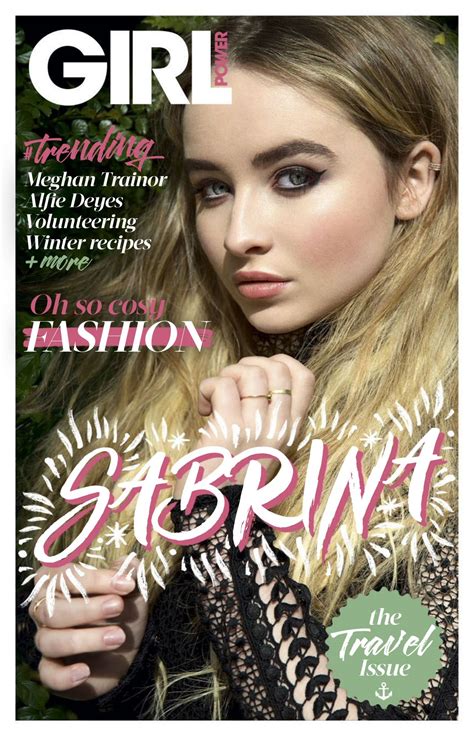 celebrities trands sabrina carpenter girl power magazine june 2016 issue
