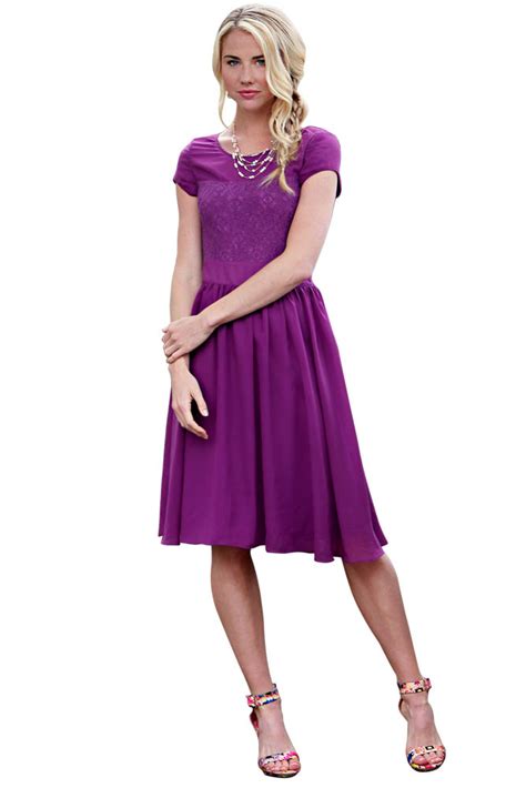 Shop by 50+color, affordable price, silhouette and design trend online to complement the wedding palette. Modest Bridesmaid Dresses in Purple