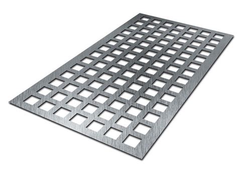 Cnc Galvanized Square Hole Punch Sheet Metal 05 25mm