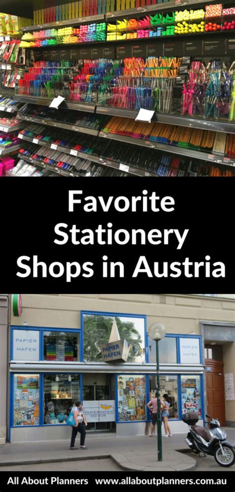 Favorite Stationery Shops In Austria All About Planners
