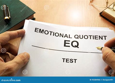 Emotional Quotient And Intelligence Quotient Eq And Iq Concept With