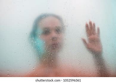 Nude Girl Washing Shower Bath Her Stock Photo Shutterstock