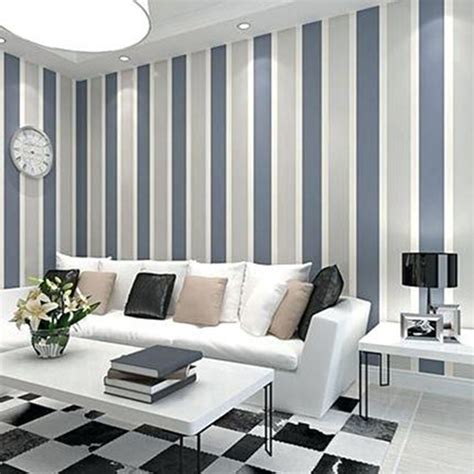 30 Most Attractive Striped Living Room Wall Paint Styles