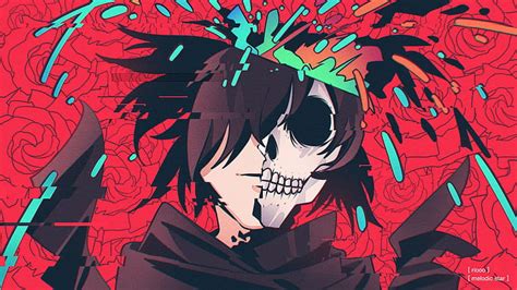 Hd Wallpaper Anime Dororo Glitch Art Hyakkimaru Dororo Skull