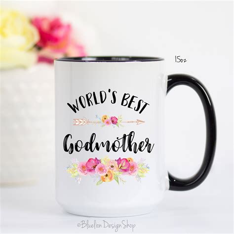 World S Best Godmother Best Godmother Mug Godmother Etsy Sweden