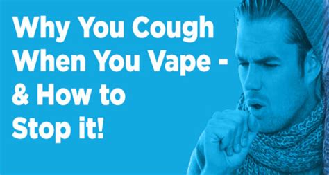 Why You Cough When You Vape And How To Stop It