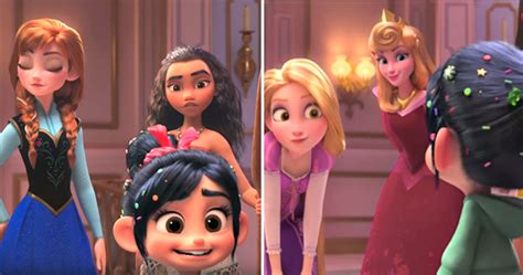 Vanellope Meets Disney Princesses In New Wreck It Ral