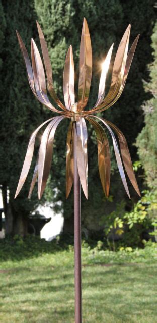 Stanwood Wind Sculpture Kinetic Copper Dual Spinner Dancing Octopus