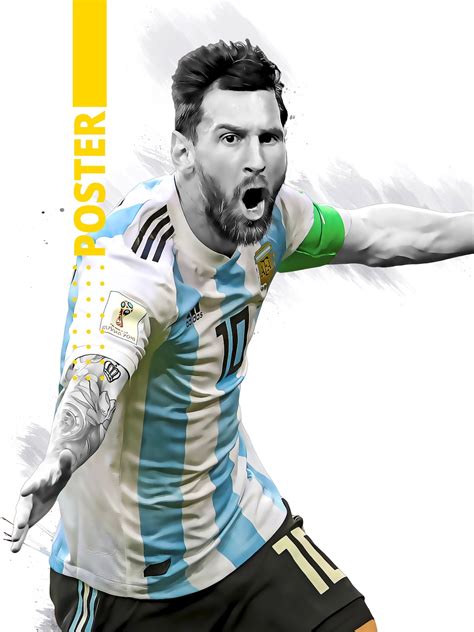 Lionel Messi Poster Sports Wall Art Soccer Print Kids Room Etsy