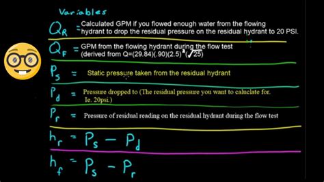 Fire Hydrant Flow Testing Nfpa Math Trainer Version Youtube