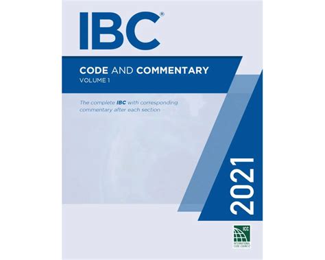 Buy 2021 Ibc Code And Commentary Volume 1