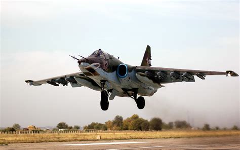 Sukhoi Su 25 Frogfoot Ground Attack Aircraft Wallpaper For Widescreen