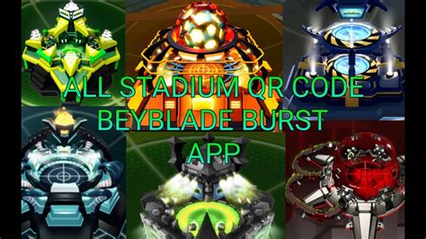 Check all these codes here now. ALL STADIUM QR CODES BEYBLADE BURST APP - YouTube