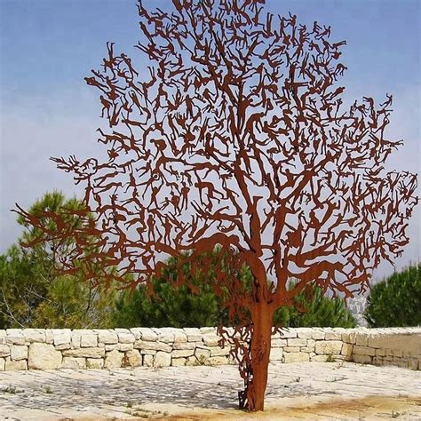 Human Shape Large Metal Garden Tree Sculpture Buy Garden Tree