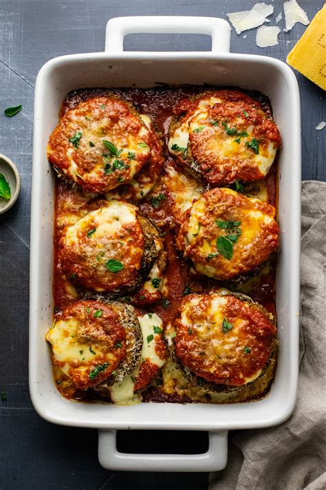 Classic Eggplant Parmesan Baked And Fried Method A Simple Palate Kembeo