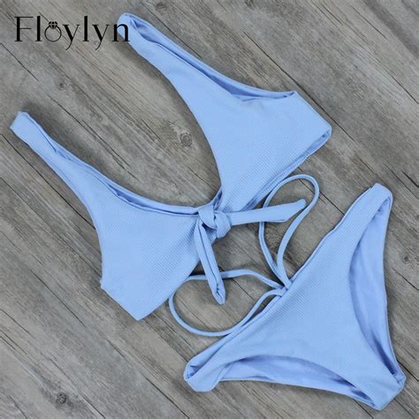 Floylyn Sexy Bikinis Women Swimwear Push Up Swimsuit Biquini Padded