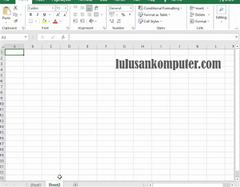 4 Cara Mengubah Nama Lembar Kerja Worksheet Di Microsoft Excel
