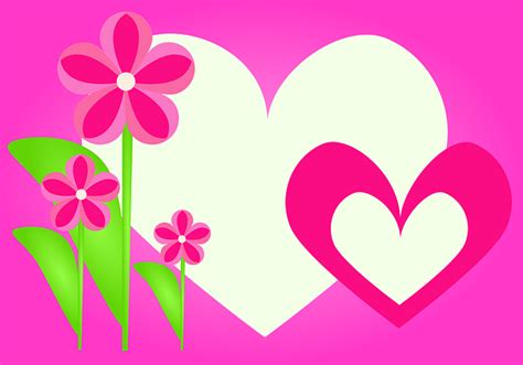 Liefde Kaart Valentijn Bloemen Gratis Vectorafbeelding Op Pixabay