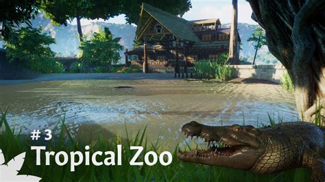 🐊 Saltwater Crocodile Habitat Planet Zoo Speed Build Tropical Zoo