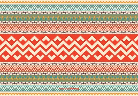 Colorful Aztec Style Pattern Vector Background Download Free Vector
