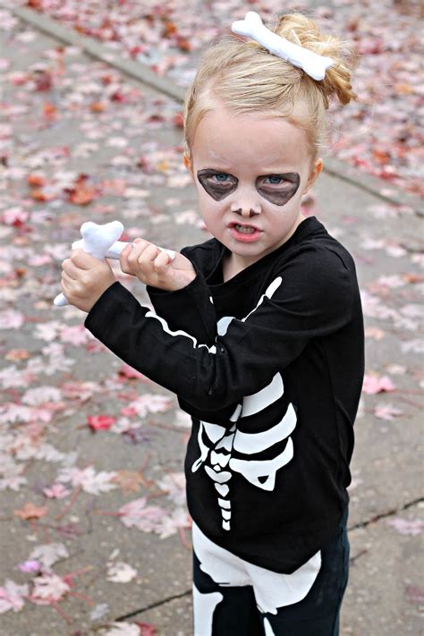 Freshly Completed Make Your Own Easy Skeleton Costume