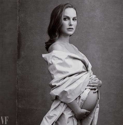 Natalie Portman Vanity Fair Pregnant Photo January 2017 Popsugar Celebrity