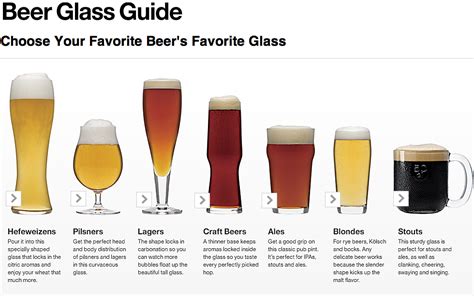 Beer Glass Guide Let Us Not Forget The Importance Of Serving In The Proper Beer Glass Beer