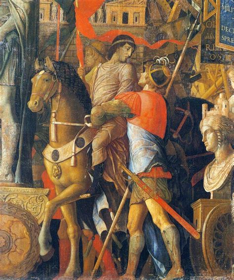 Andrea Mantegna Triumphs Of Caesar Scene Detail Tempera On