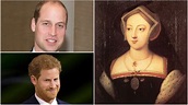 How Prince William and Prince Harry descend from Mary Boleyn - The Anne ...