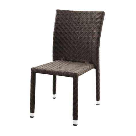 Sitting in a chair incorrectly can put a strain on parts not meant to handle the weight, and standing on them can potentially loosen pieces. Outdoor Resin Wicker Miami Side Chair - Bar & Restaurant ...