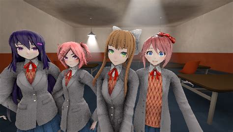 Welcome To The Literature Club Btw I Know Monika Looks Like She Is