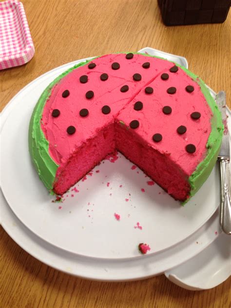 Watermelon Cake Wassermelonen Kuchen Kuchen Backen