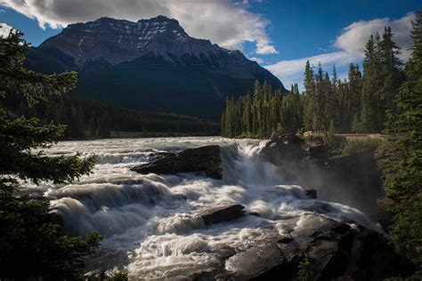 Athabasca Falls Icefields Parkway Jasper National Park Alberta
