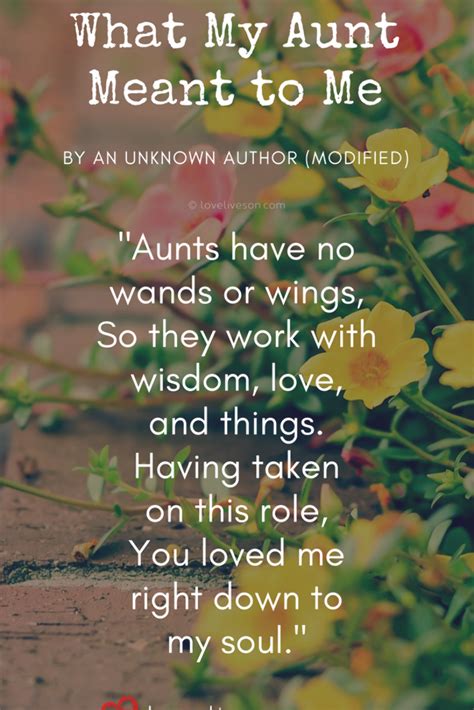 Pin By Renie Gibson On Inspiring Birthday Quotes For Aunt Aunt Love