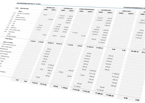 Kolommenbalans In Excel Maken Incl Correctieboekingen