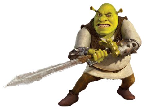 Shrek Sword Png Image Shrek Computer Animation Animation