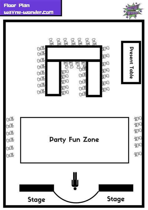Birthday Party Guide Party Tables — Wonder Kids Party Table